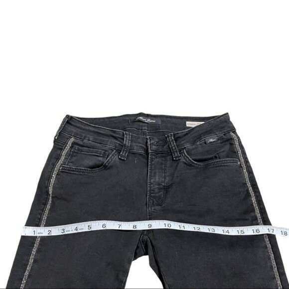 Mavi Adriana Mid-Rise Super Skinny Black Jeans Size 26 - Picture 7 of 14